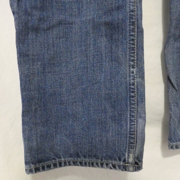 POLO RALPH LAUREN - 15911 | size 14 | Blue Cotton Distressed Denim Jeans - Picture 9 of 16
